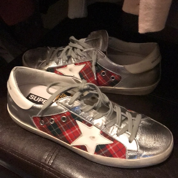 Golden Goose Shoes - GOLDEN GOOSE SUPERSTAR RED PLAID 40 NORDSTROM